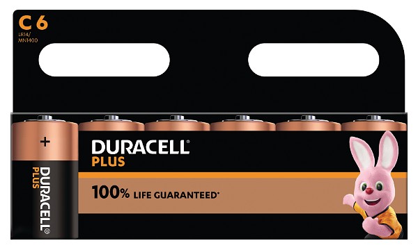 Duracell Plus Power C typ (balení 6ti)
