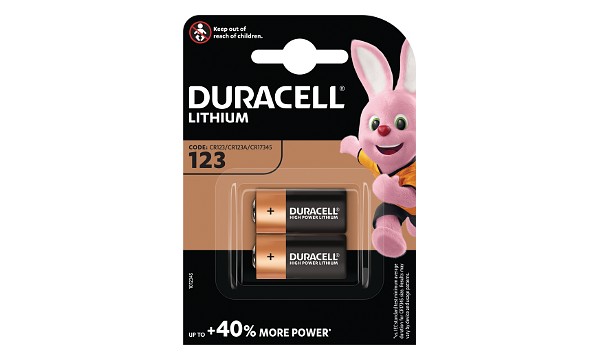 Lithiová baterie 123 A 3 V – balení 2 ks