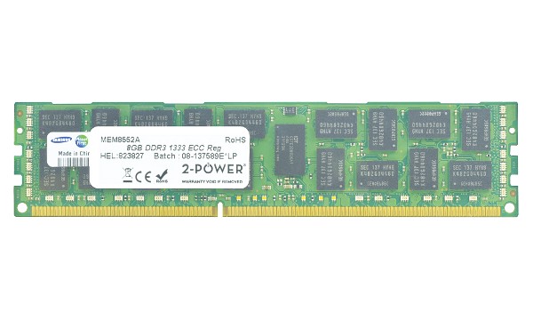 ProLiant DL380 G6 Base 8GB DDR3 1333MHz ECC RDIMM 2Rx4 LV