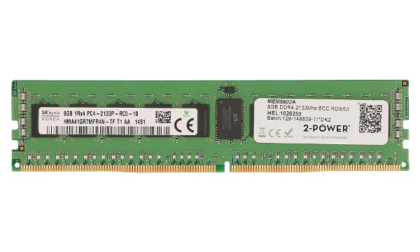 782692-B21 8GB DDR4 2133MHz ECC RDIMM
