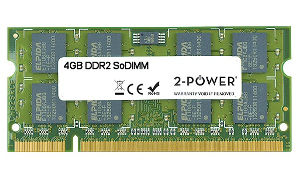 XPS M1530 (PRODUCT) RED 4GB DDR2 800MHz SoDIMM